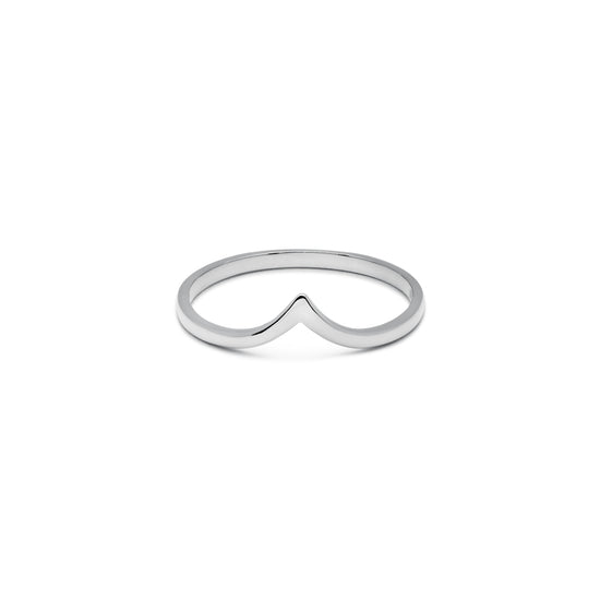 anillo de plata liso mujer zenith | Joyería Trèsminé