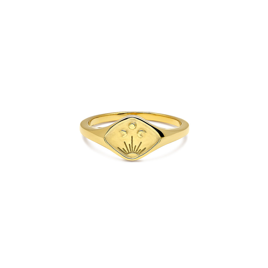 anillo de oro mujer astro | Joyas Trèsminé