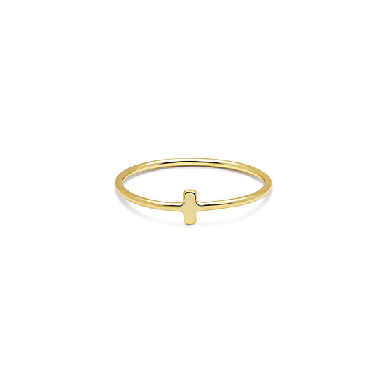 anillo de oro liso mujer joyeria