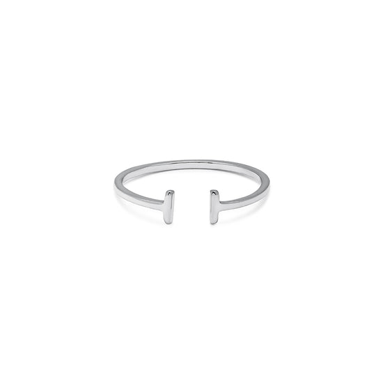 anillo de plata mujer twin stick | Joyería Trèsminé